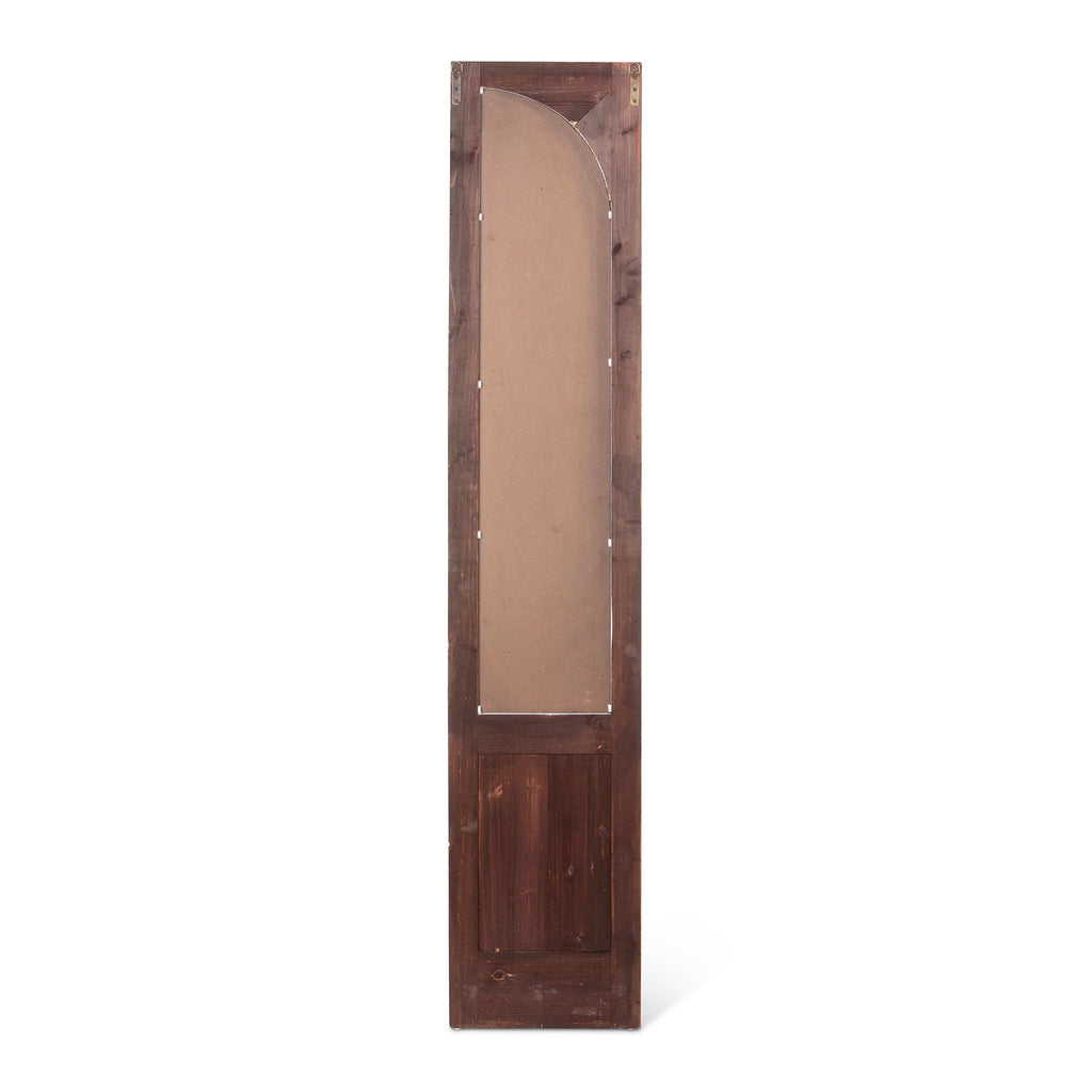 Park Hill Collection Mirrored Sidelights - Elegant Set of 2 with White-Washed Finish and Unique Blue Highlights for Home Decor - EWI26166