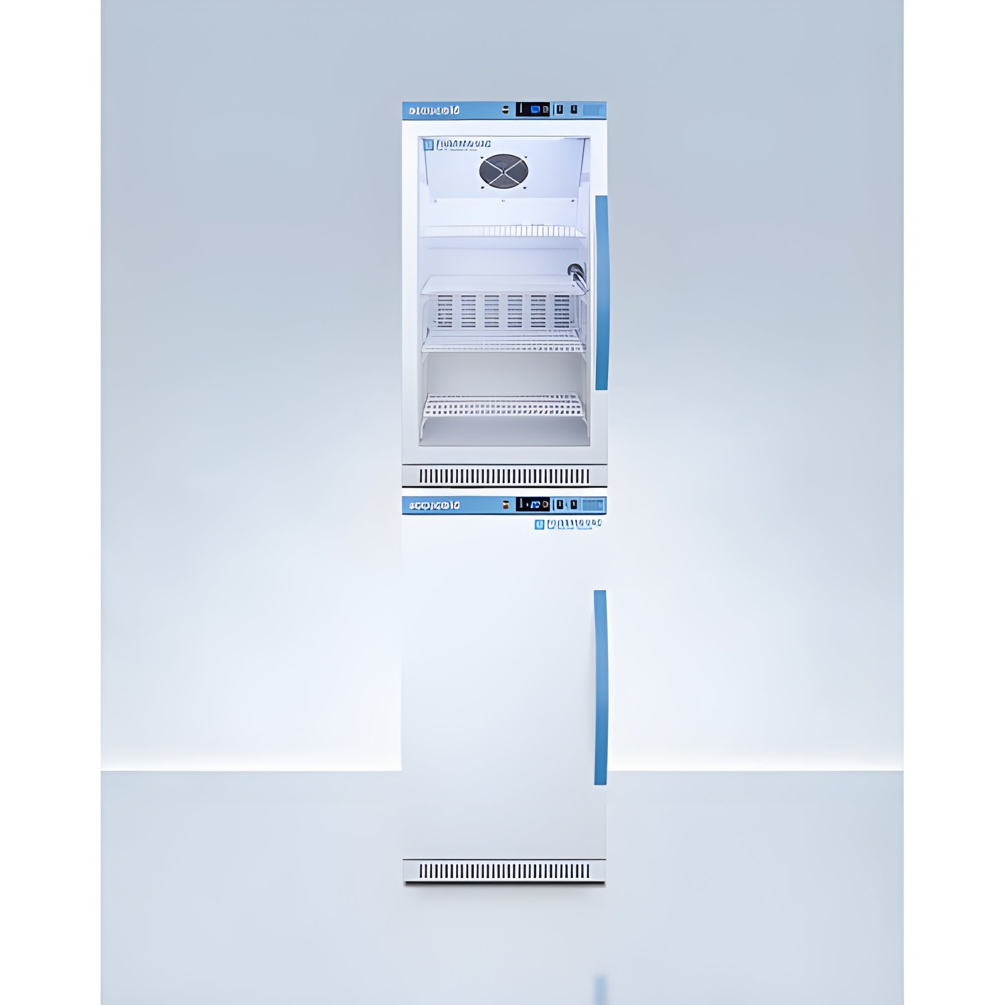 Accucold Summit 20" Wide Performance Series All-Refrigerator/All-Freezer Combination - ARG31PVBIADA-AFZ2PVBIADASTACKLHD