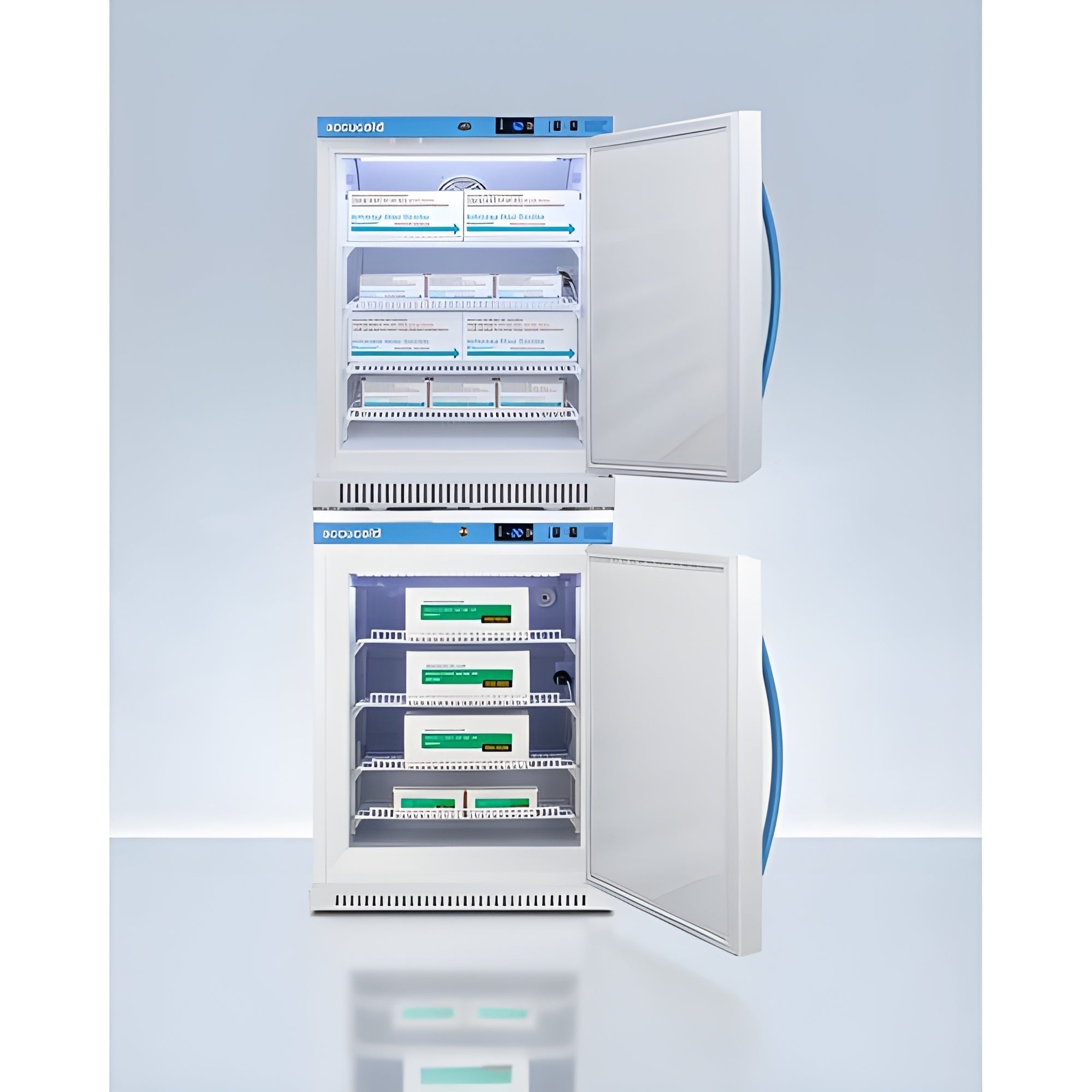 Accucold Summit - 24" Wide Performance Series All-Refrigerator/All-Freezer Combination  -  ARS6PV-AFZ5PVBIADASTACK