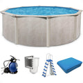 Aquarian Phoenix 18ft x 52in Above Ground Pool w/ Filter, Ladder, Liner, Skimmer - 109525