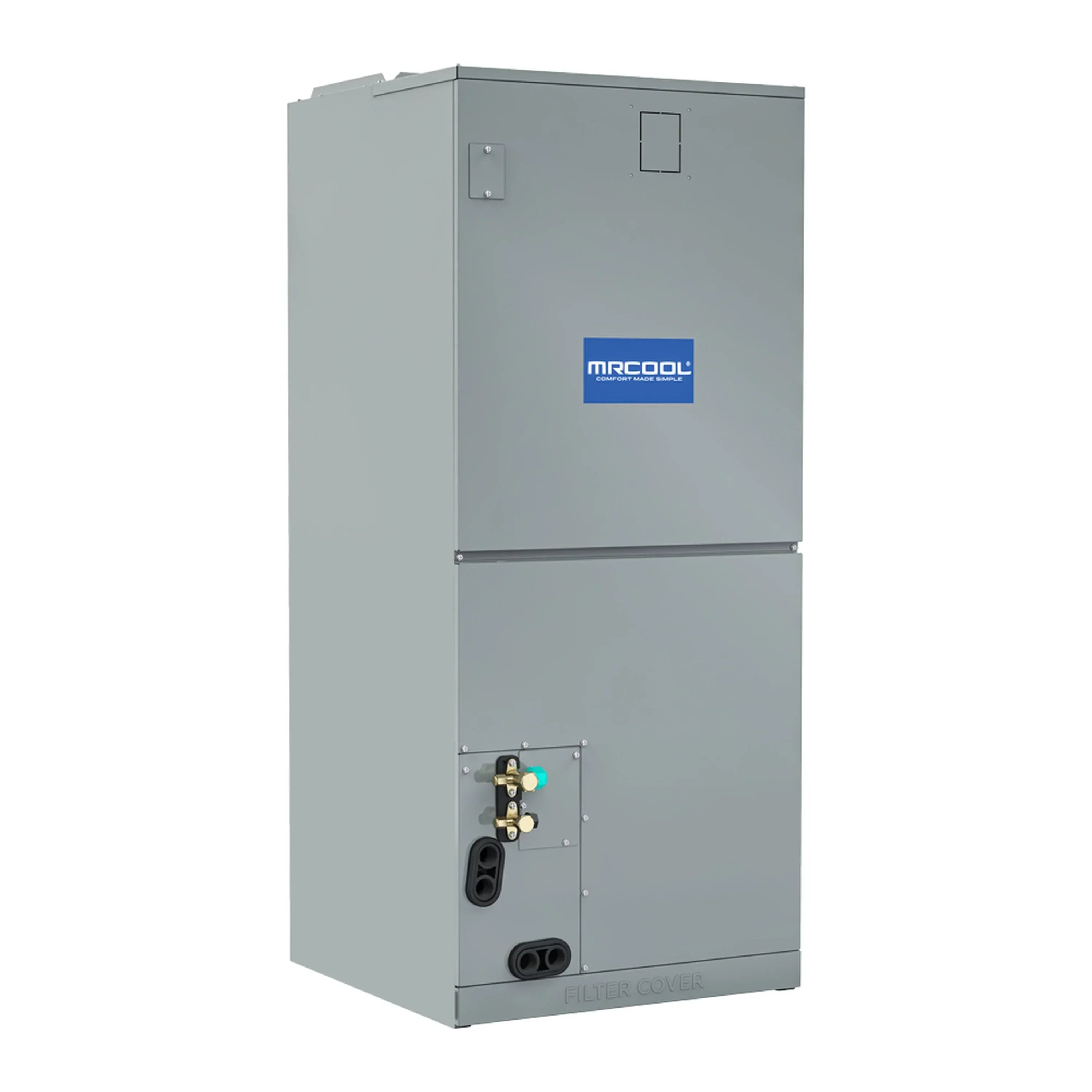MRCOOL Hyper Heat 2nd Gen 30K BTU, 2.5 Ton, 16.8 SEER2 Heat Pump Condenser and Ducted Air Handler with 15 Ft. R-454B No-Vac Lineset  - CENTRAL-30-HP-230B15