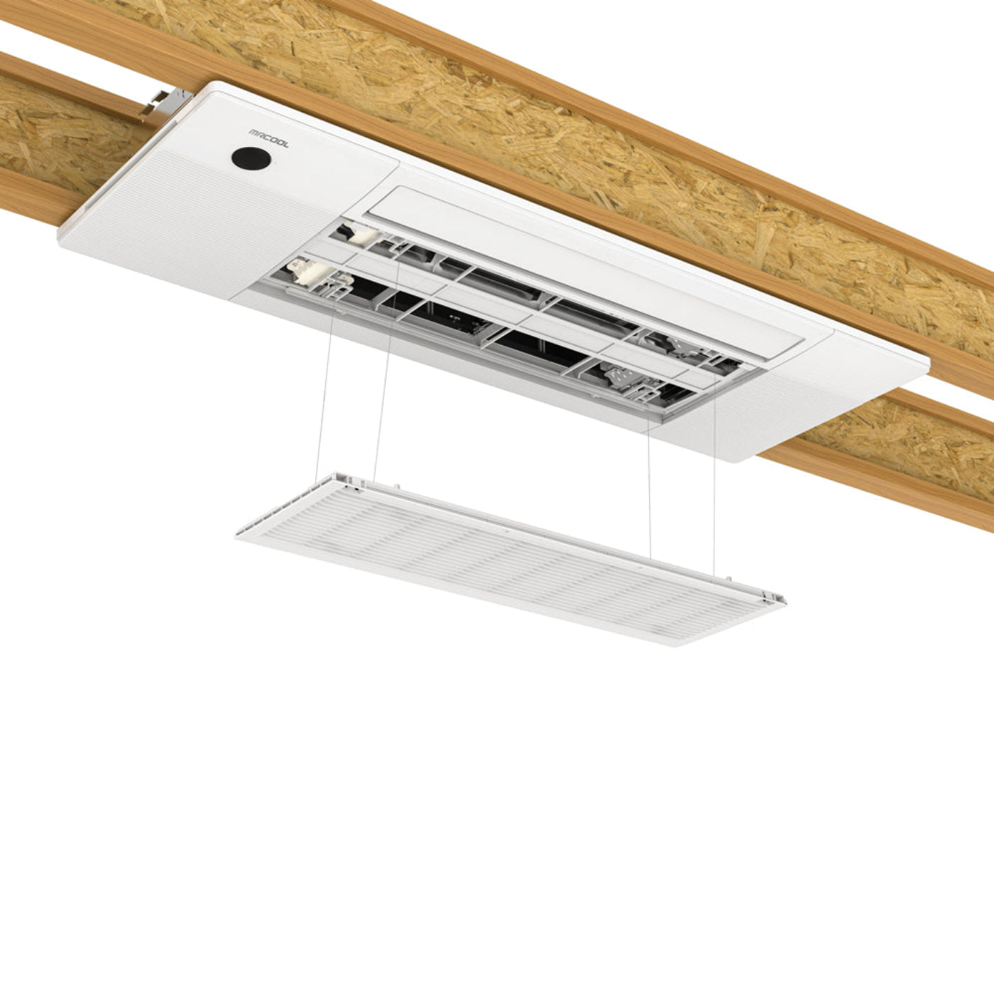 MRCOOL DIY Series 5th Gen OuttaSight 9K BTU 230V One-Way Ceiling Cassette Air Handler -  DIYCASSETTE09HP-230D25-O
