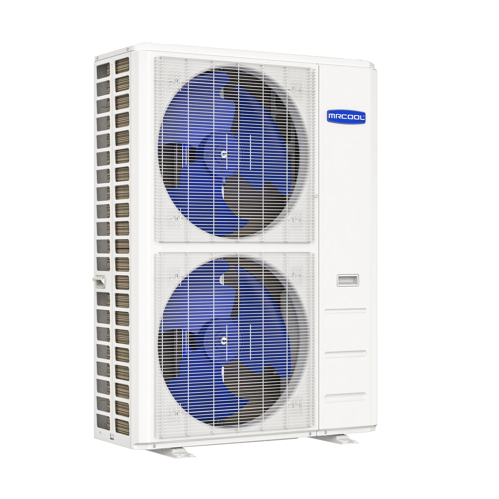 MRCOOL Hyper Heat 2nd Gen 60K BTU, 5 Ton, 16 SEER2 Heat Pump Condenser and Ducted Air Handler with 50 Ft. R-454B No-Vac Lineset  - CENTRAL-60-HP-230B50