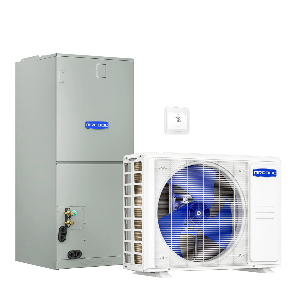 MRCOOL VersaPro 2nd Gen Central Split System with 60K BTU, 5 Ton, 15.2 SEER2, Heat Pump Condenser and Ducted Air Handler  - MVP-60-HP-230A00-O