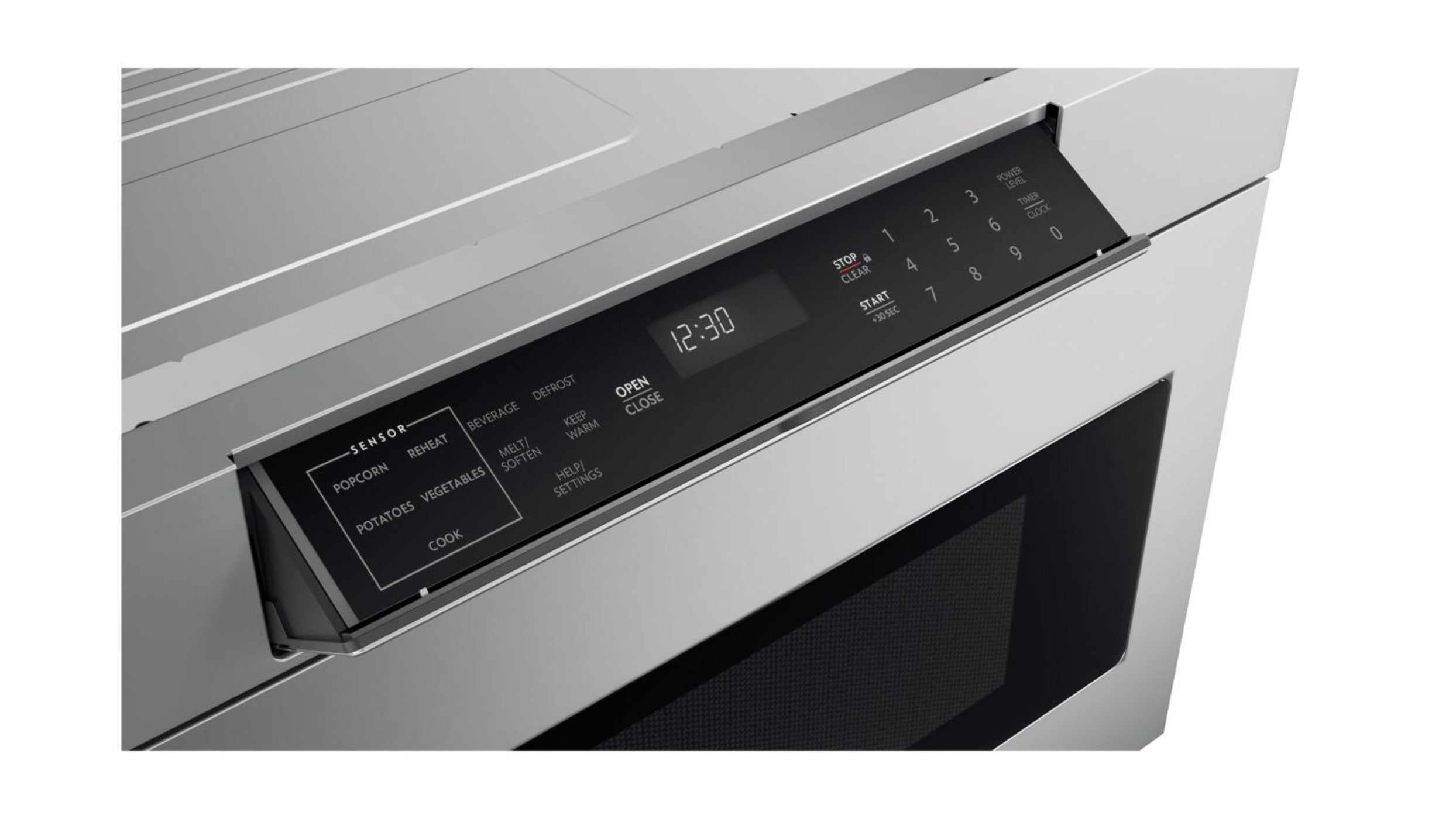 SHARP 24 in. 1.2 cu. ft. 950W Sharp in Stainless Steel Microwave Drawer Oven - SMD2470ASY