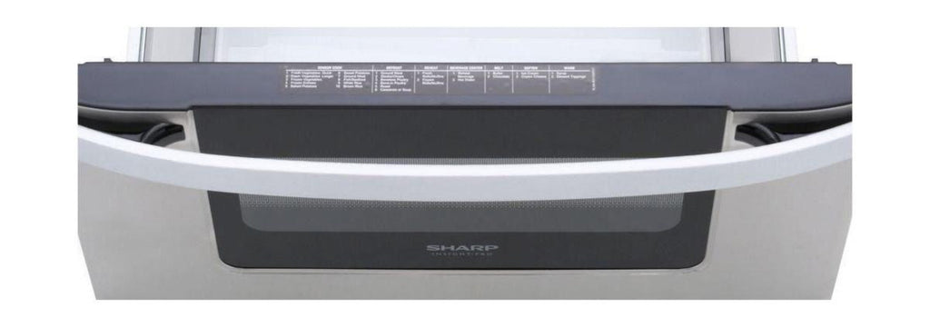 SHARP 24 in. 1.2 cu. ft. 950W Sharp Easy Open in Stainless Steel Microwave Drawer - KB6524PSY