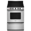 WHIRLPOOL 24-inch Freestanding Electric Range with Upswept SpillGuard Cooktop in Stainless Steel - WFE500M4HS