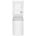 WHIRLPOOL 1.6 cu.ft, 120V/20A Electric Stacked Laundry Center with 6 Wash cycles and Wrinkle Shield White - WET4124HW