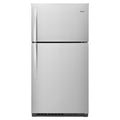 WHIRLPOOL 33-inch Wide Top Freezer Refrigerator - 21 cu. ft. in Stainless Steel - WRT541SZDZ