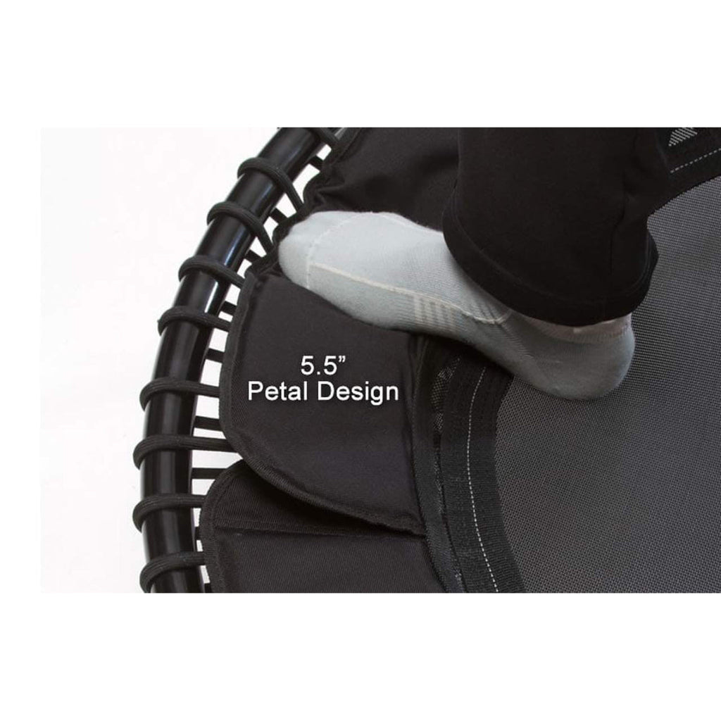 Disc-O-Bed JumpSport 250 Fitness Rebounder Mini Trampoline & Handle Bar Accessory, Black - 250098