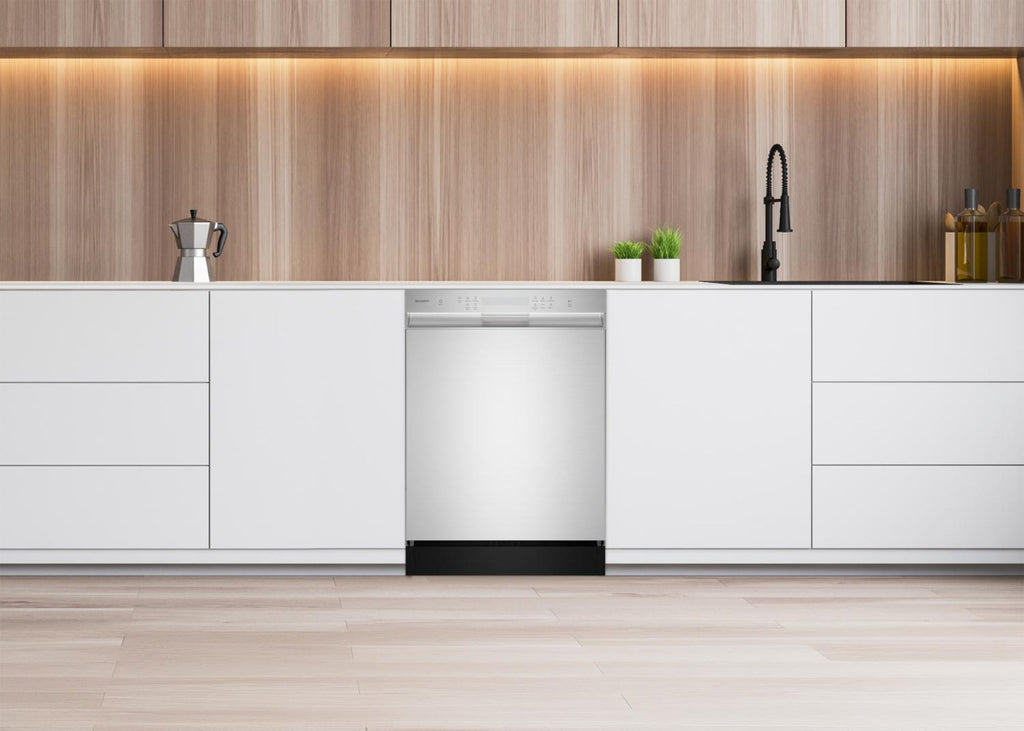 SHARP Sharp 24 in. in Stainless Steel Hybrid 52dB Dishwasher - SDW6504MS