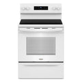 WHIRLPOOL 30-inch Electric Range with No Preheat Mode and Steam Clean White - WFES3330RW