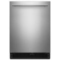 WHIRLPOOL 24-inch Wide Undercounter Refrigerator with Towel Bar Handle - 5.1 cu. ft. in Stainless Steel - WUR35X24HZ
