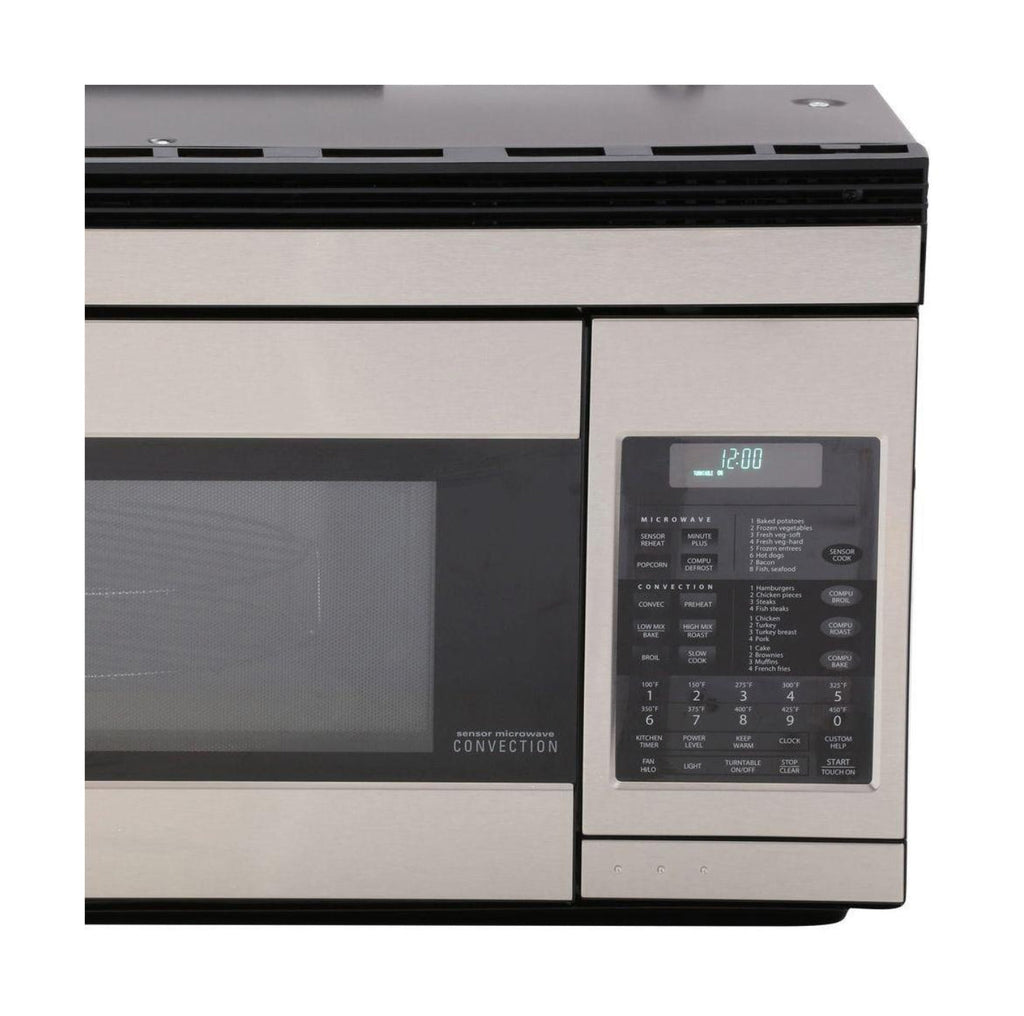 SHARP 1.1 cu. ft. 850W Sharp in Stainless Steel Over-the-Range Convection Microwave Oven - R1874TY