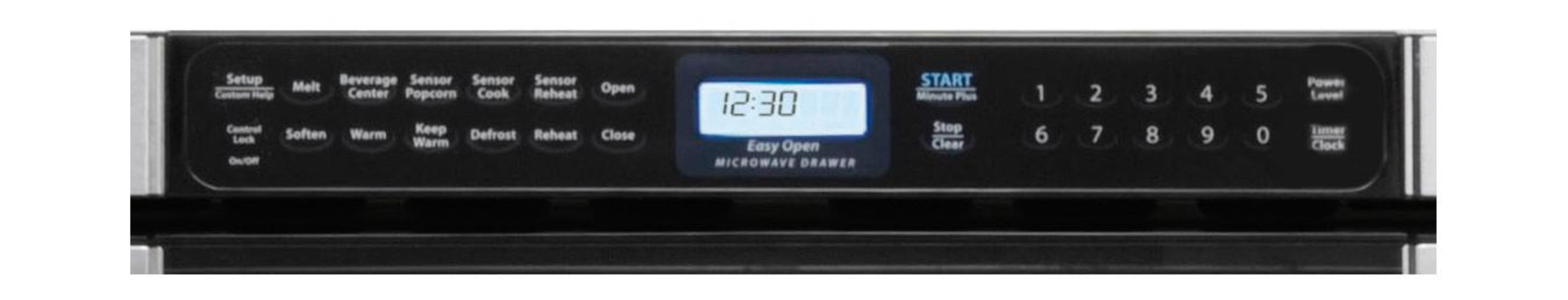 SHARP 24 in. 1.2 cu. ft. 950W Sharp Easy Open in Stainless Steel Microwave Drawer - KB6524PSY