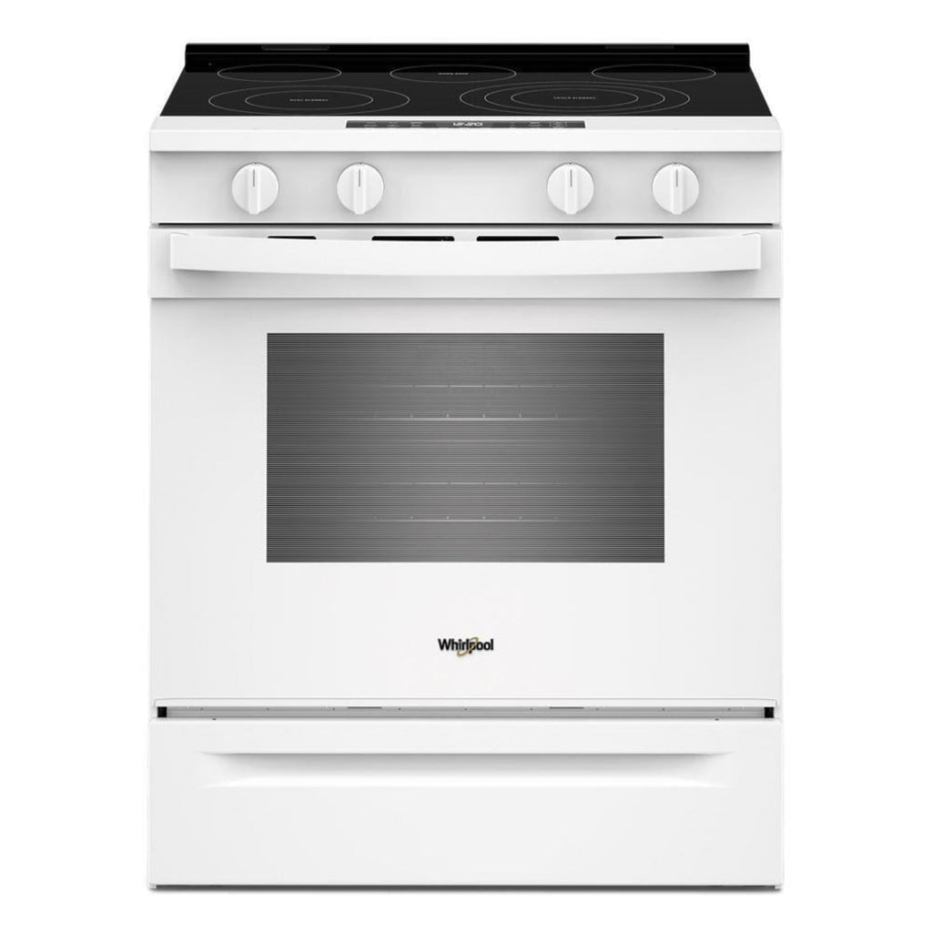 WHIRLPOOL 30-inch Electric Smart Range with Air Cooking Technology White - WSES5030SW