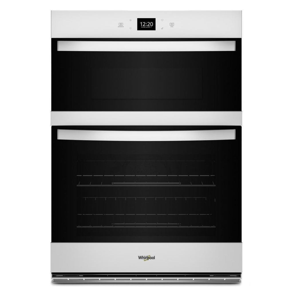 WHIRLPOOL 5.7 Total Cu. Ft. Combo Wall Oven with Air Fry When Connected White - WOEC5027LW