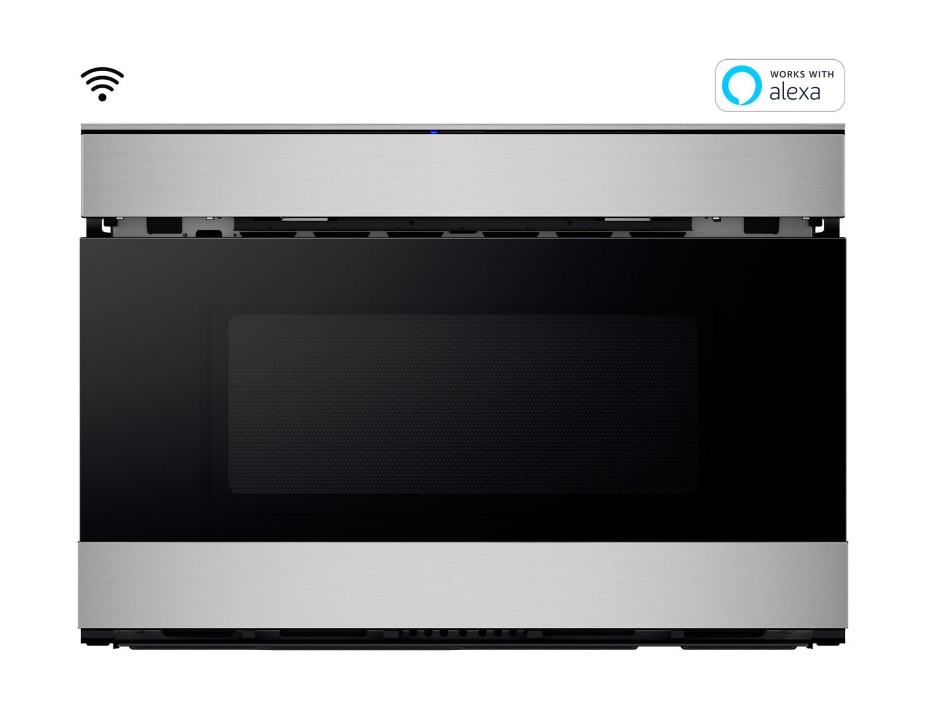 Asko SHARP 24 in. 1.2 cu. ft. 950W Sharp in Stainless Steel Smart Easy Wave Open Microwave Drawer Oven - SMD2489ES
