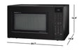 SHARP Sharp 1.5 cu. ft. 900W Black Convection Countertop Microwave Oven - SMC1585KB