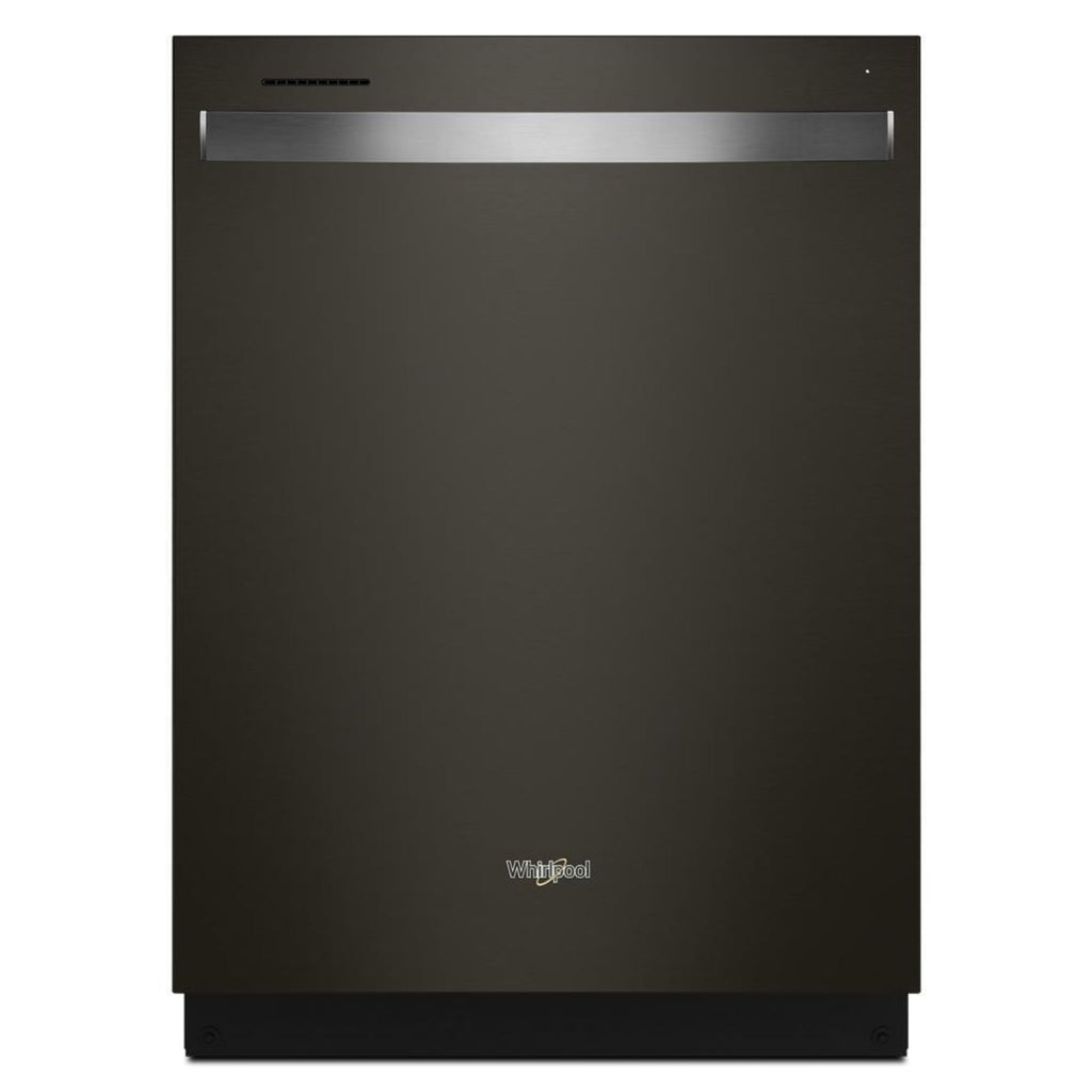 WHIRLPOOL 24 in Stainless Steel Dishwasher with AI Intelligent Wash - 47 dBA Black On Stainless - WDT750SAKV