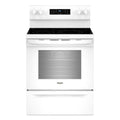 WHIRLPOOL 30-inch Energy Star Electric Range with Air Cooking Technology, No Preheat Air Fry and Air Baking and Self Clean White - WFES5030RW