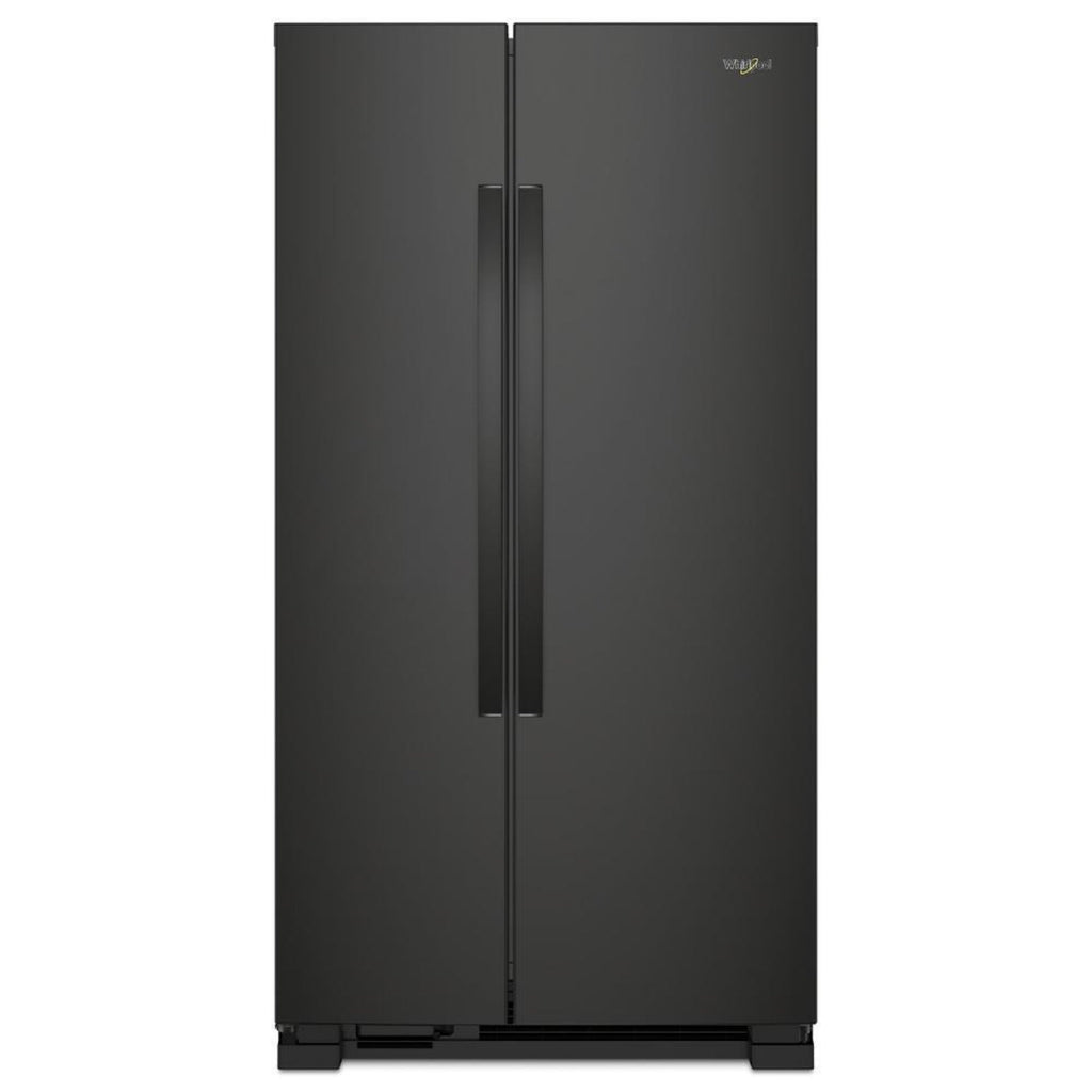 WHIRLPOOL 33-inch Wide Side-by-Side Refrigerator - 22 cu. ft. Black - WRS312SNHB