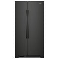 WHIRLPOOL 33-inch Wide Side-by-Side Refrigerator - 22 cu. ft. Black - WRS312SNHB