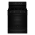 WHIRLPOOL 30-inch Electric Smart Range with Air Cooking Technology, No Preheat Air Fry, High Speed Preheat Oven, WipeClean Coating, and Steam/Self Clean Black - WFES7530RB