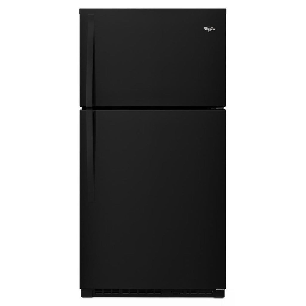WHIRLPOOL 33-inch Wide Top Freezer Refrigerator - 21 cu. ft. Black - WRT511SZDB