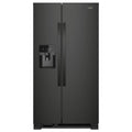 WHIRLPOOL 33-inch Wide Side-by-Side Refrigerator - 21 cu. ft. Black - WRS321SDHB