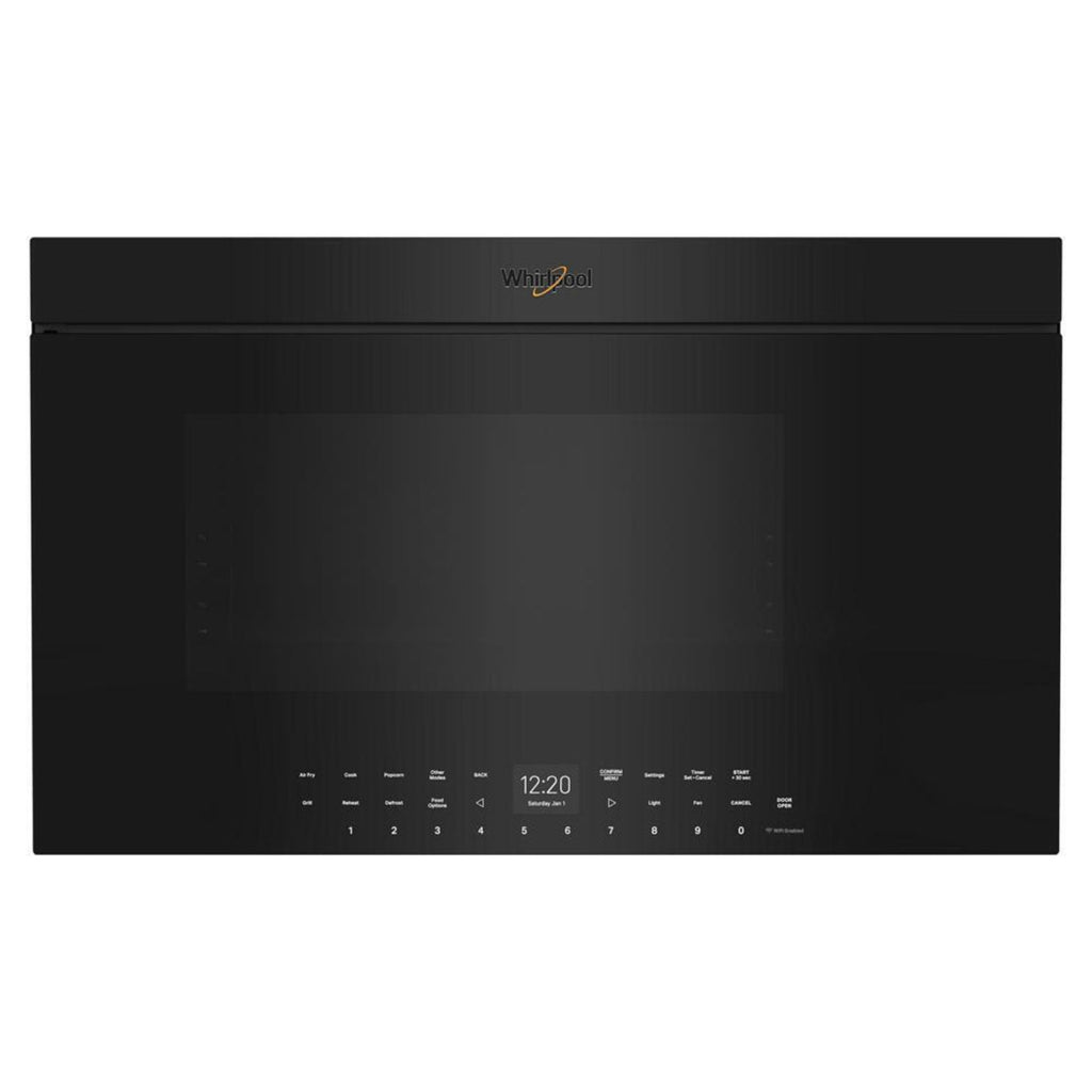 WHIRLPOOL Air Fry Over- the-Range Oven with Flush Built-in Design Black - WMMF7330RB