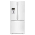 WHIRLPOOL 30-inch Wide French Door Refrigerator - 20 cu. ft. White - WRF560SEHW