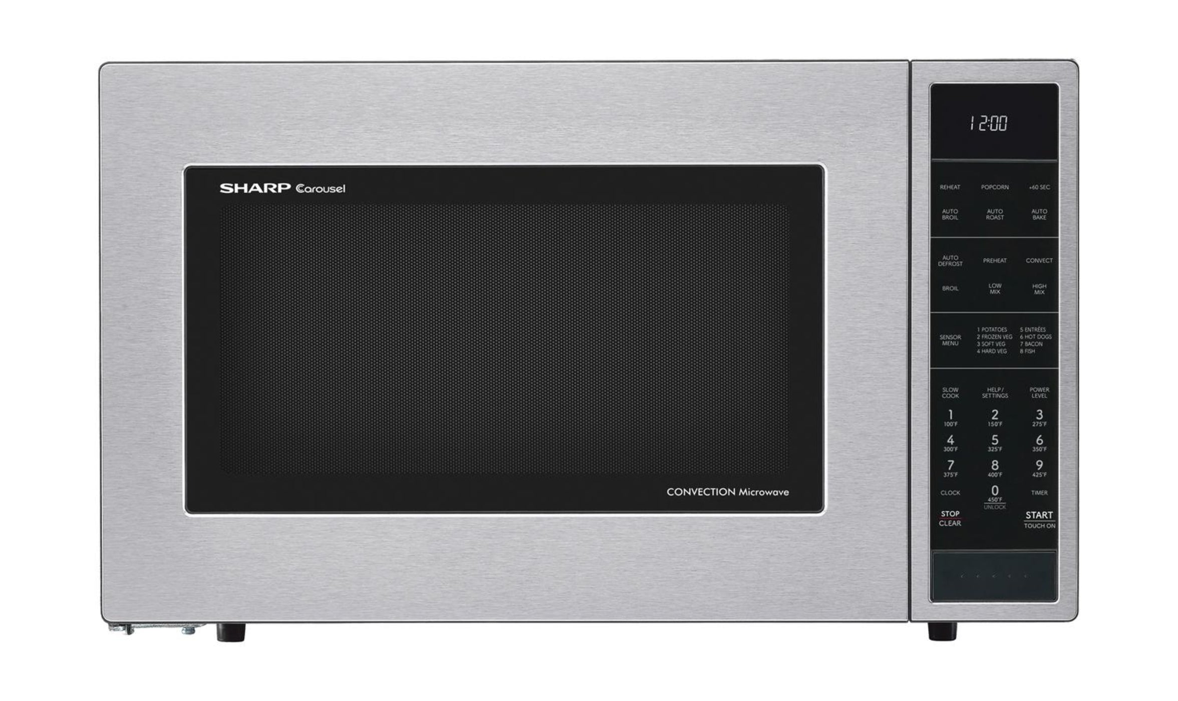 SHARP Sharp 1.5 cu. ft. 900W in Stainless Steel Convection Countertop Microwave Oven - SMC1585KS