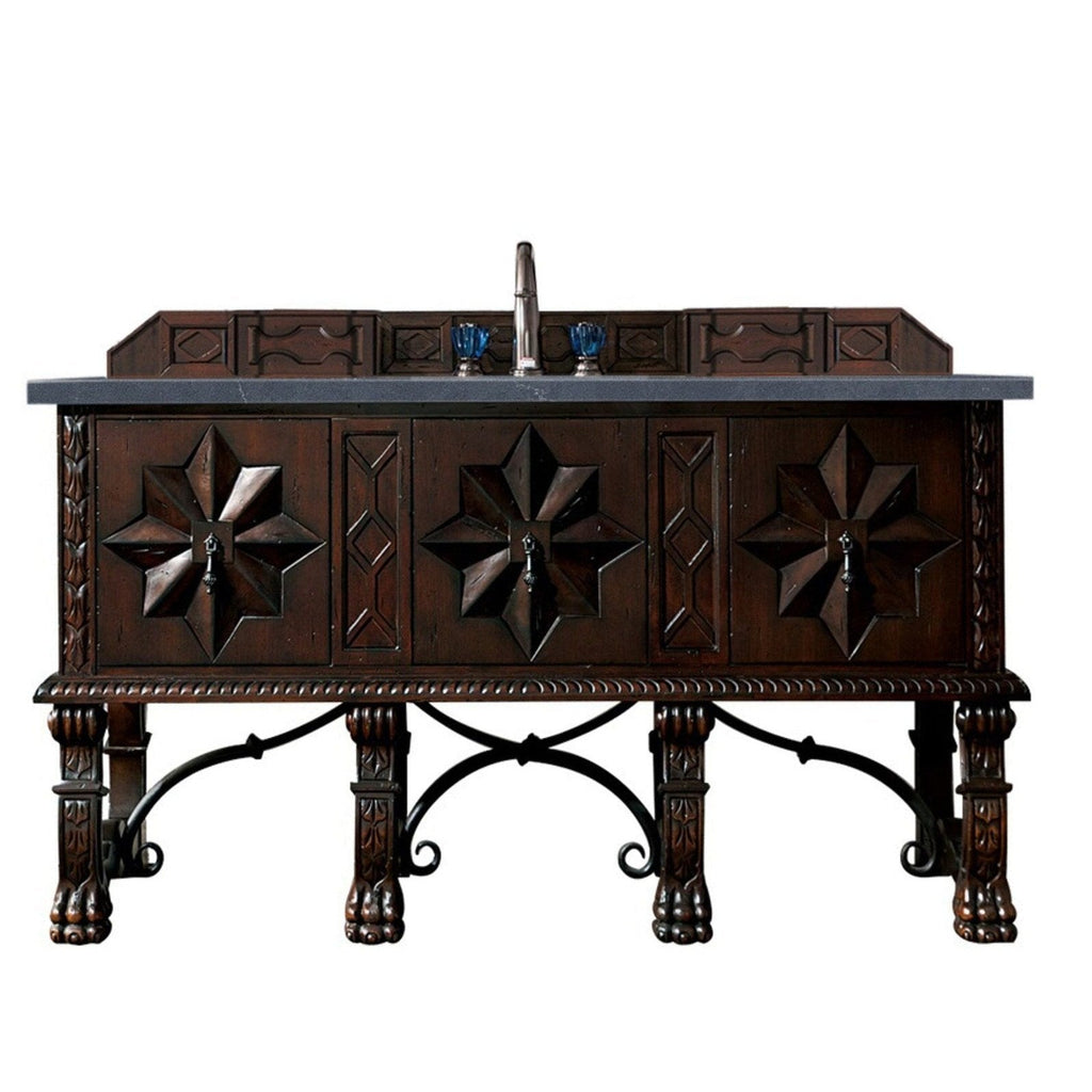 James Martin Vanities Balmoral 60" Single Vanity Cabinet - 150-V60S-ANW-3AF