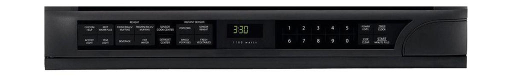 SHARP 1.5 cu. ft. 1100W Black Sharp Over-the-Counter Carousel Microwave Oven - R1210TY