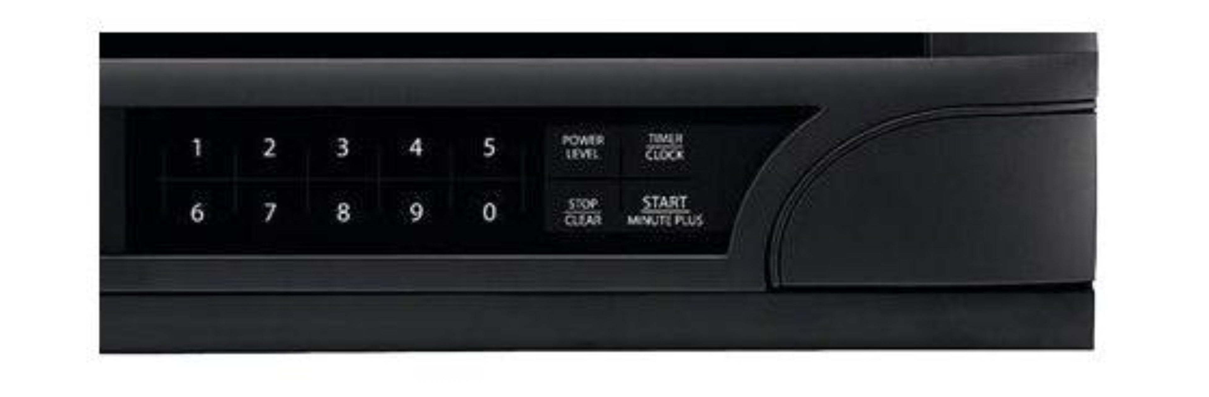 SHARP 1.5 cu. ft. 1100W Black Sharp Over-the-Counter Carousel Microwave Oven - R1210TY