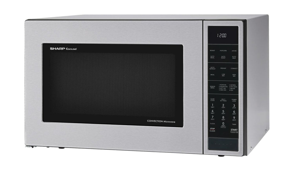 SHARP Sharp 1.5 cu. ft. 900W in Stainless Steel Convection Countertop Microwave Oven - SMC1585KS