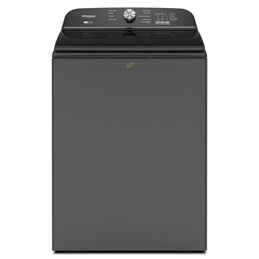 WHIRLPOOL 5.2-5.3 Cu. Ft. Whirlpool Top Load Washer with Removable Agitator Black - WTW6157PB