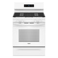 WHIRLPOOL 30-inch Self Clean Gas Range with No Preheat Mode White - WFGS3530RW
