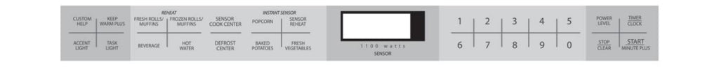 SHARP 1.5 cu. ft. 1100W in Stainless Steel Sharp Over-the-Counter Carousel Microwave Oven - R1214TY