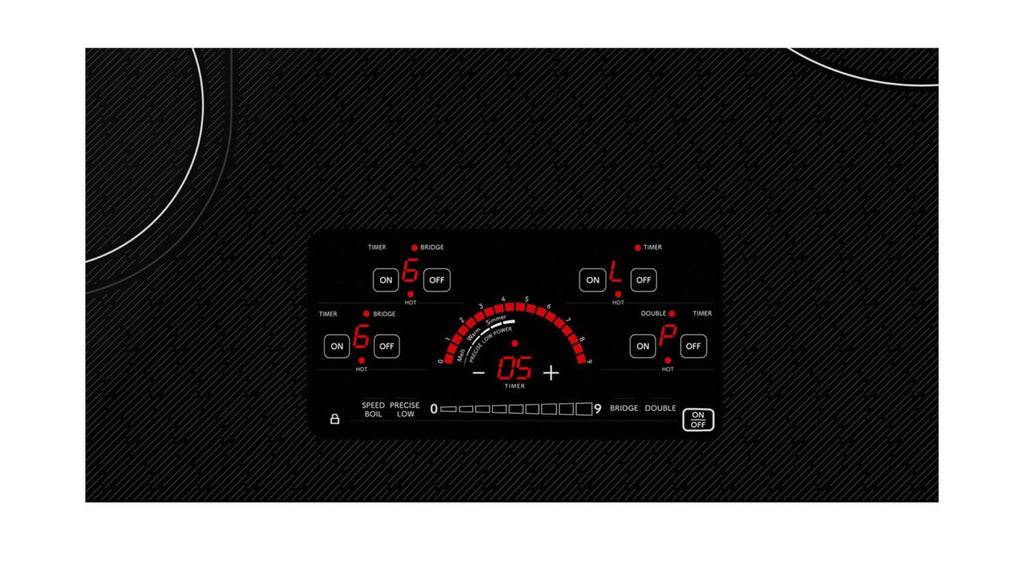 SHARP 30 in. Drop-In Radiant Cooktop with Side Accessories - SCR3042FB