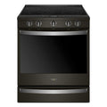 WHIRLPOOL 6.4 cu. ft. Smart Slide-in Electric Range with Air Fry, when Connected Black in Stainless Steel - WEE750H0HV