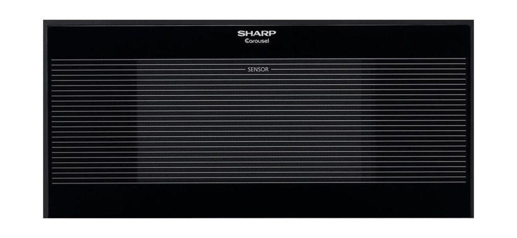 SHARP 1.5 cu. ft. 1100W Black Sharp Over-the-Counter Carousel Microwave Oven - R1210TY