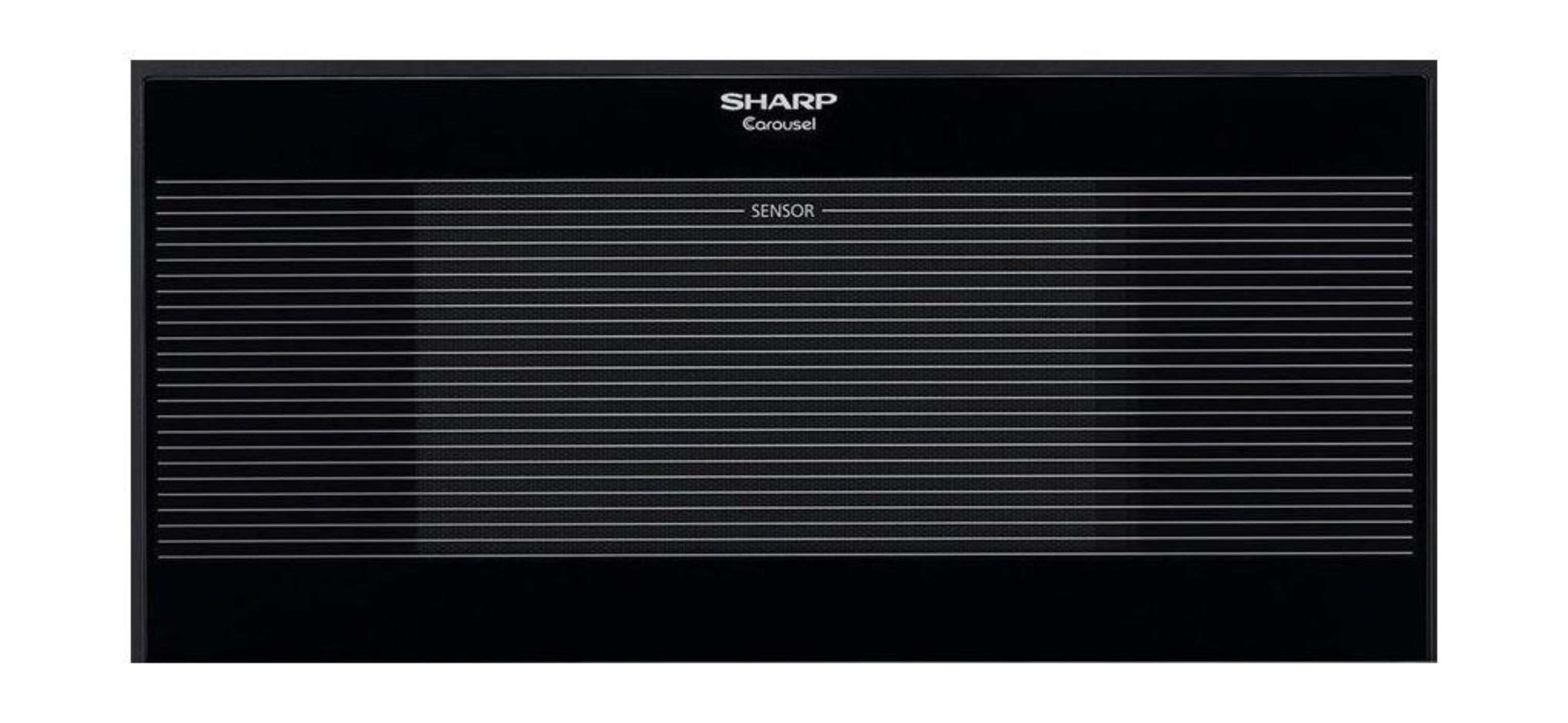 SHARP 1.5 cu. ft. 1100W Black Sharp Over-the-Counter Carousel Microwave Oven - R1210TY