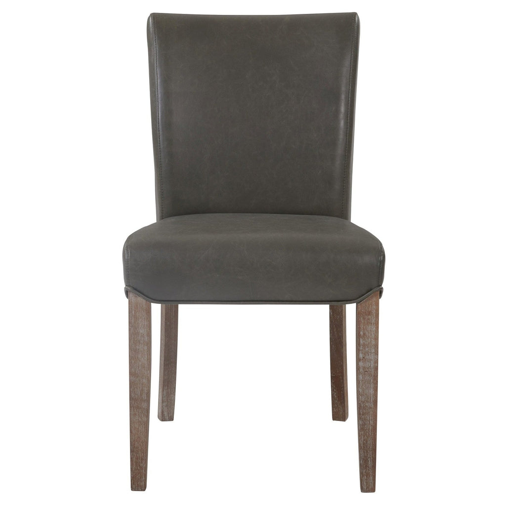 New Pacific Direct Beverly Hills Bonded Leather Chair, (Set of 2)  - 198235B-V04