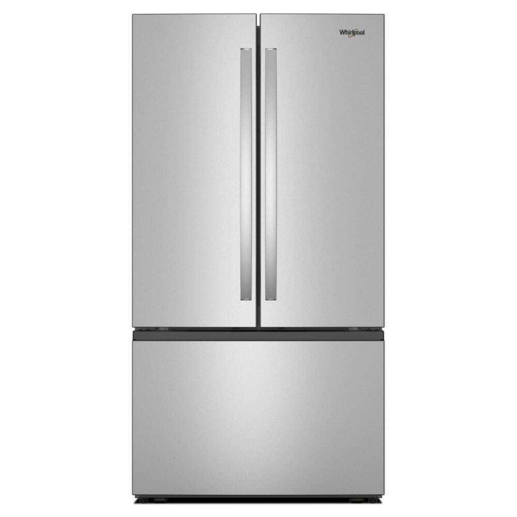 WHIRLPOOL 36-Inch French Door Refrigerator with Ice Maker - 31 cu. ft. in Stainless Steel - WRFF3136SZ