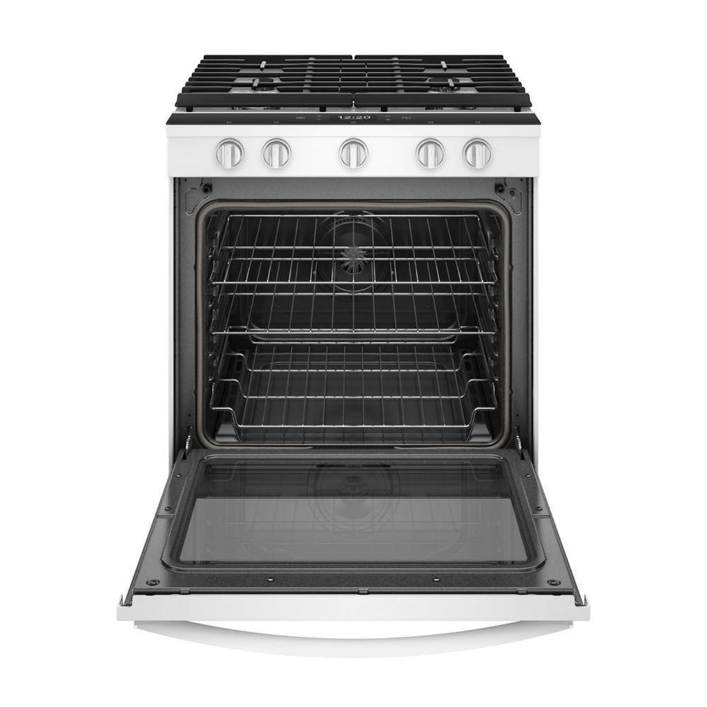 WHIRLPOOL 5.8 cu. ft. Smart Slide-in Gas Range with Air Fry, when Connected White - WEG750H0HW