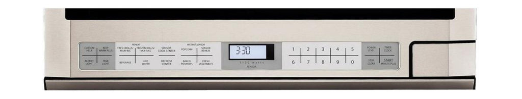 SHARP 1.5 cu. ft. 1100W in Stainless Steel Sharp Over-the-Counter Carousel Microwave Oven - R1214TY