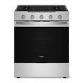 WHIRLPOOL 30-inch Smart Slide In Gas Range with Air Cooking Technology, No Preheat Air Fry, Steam/Self Clean and High Speed Preheat in Stainless Steel - WSGS7530RZ