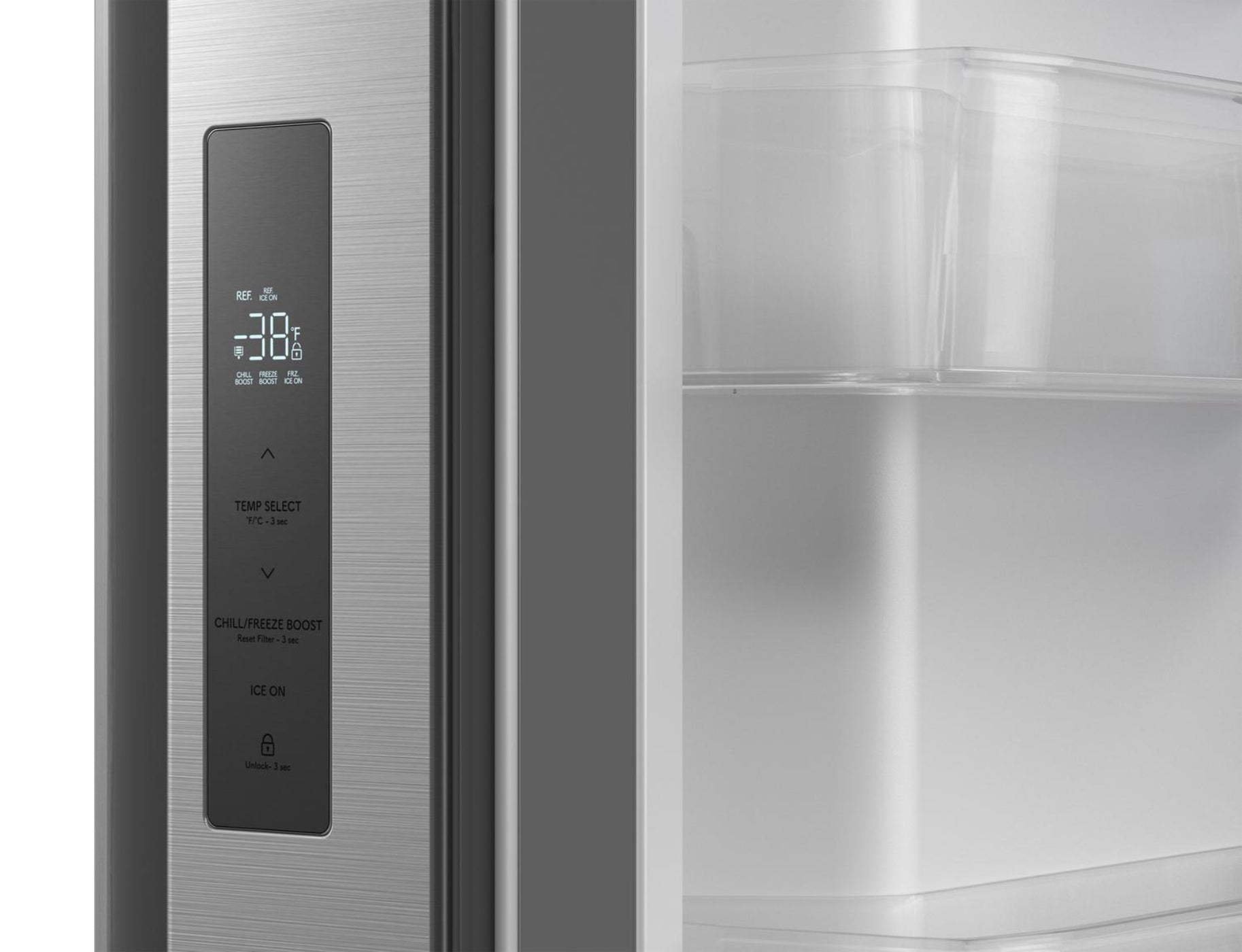 SHARP Sharp French 3-Door Refrigerator with Water Dispenser - SJF2955KS